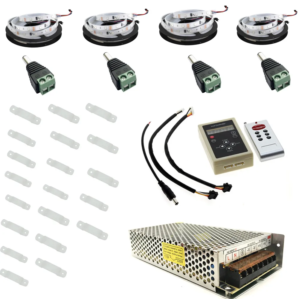 Светодиодная лента Dream color Magic IC 6803 RGB 5050 20 м 30 10 5 водонепроницаемая IP67 133 изменение +