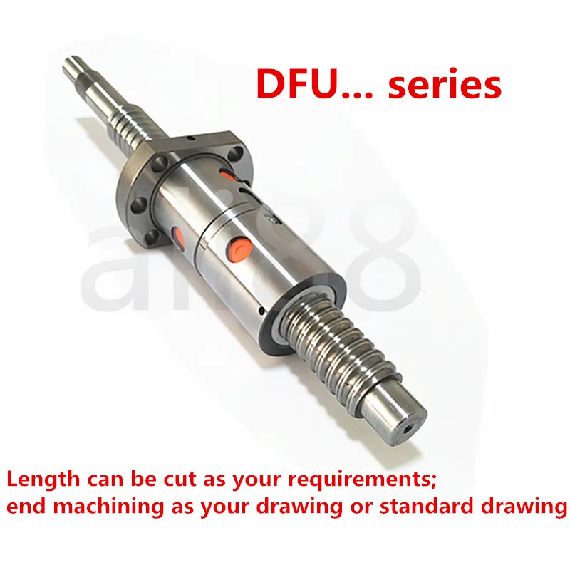 DFU2005 500 мм 300 350 400 450 550 600 C7 шариковый винт с концевой обработкой BK/BF15 650 двойная