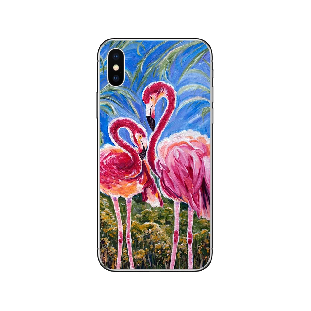 Чехлы ciciber для телефонов iphone 11 Pro Max 7 8 6 6S Plus 5S SE Мягкий силиконовый чехол для iphone X XR XS MAX животное Фламинго Coque