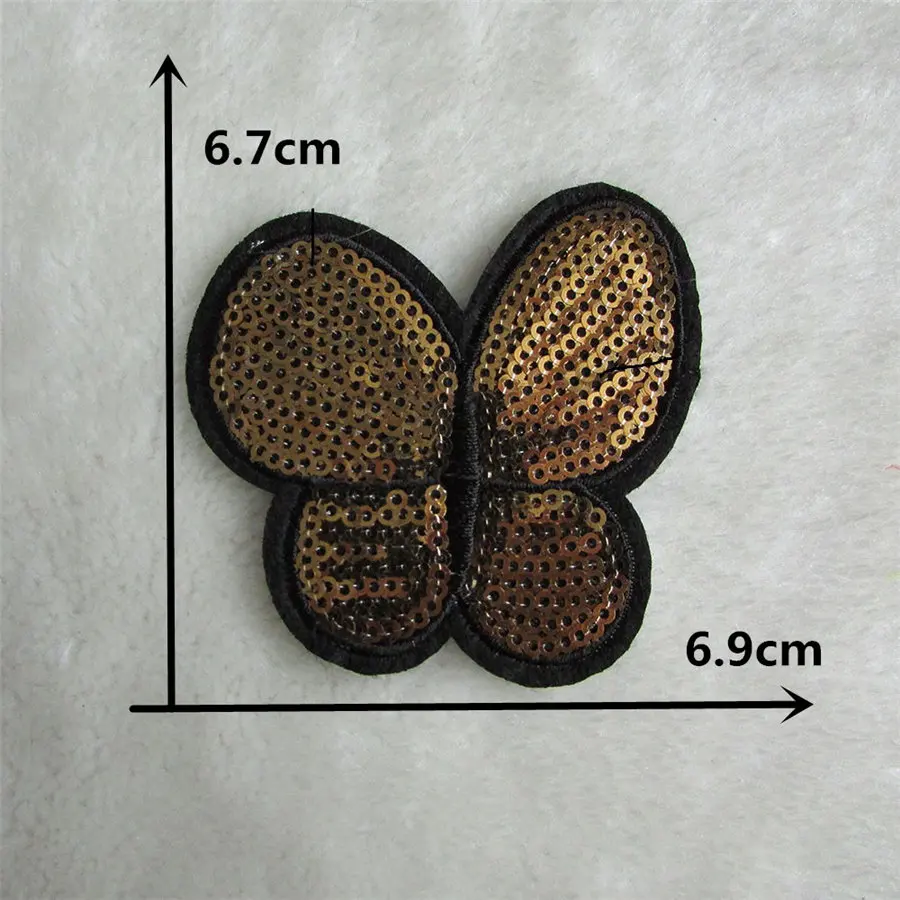 Милый Бант вышивка аппликация Железо на патч для одежды шитье блёстки нашивки