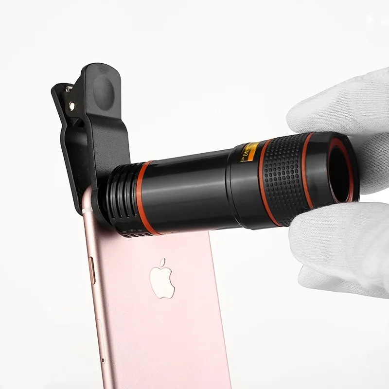 Объектив для мобильного телефона 12X телеобъектив Xiaomi Redmi 4x5 plus note 5 зум объектив