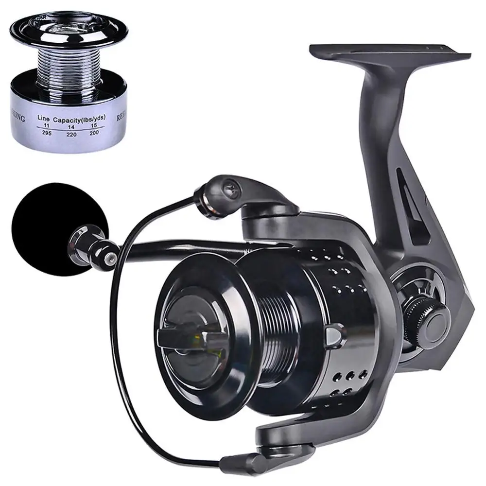 

Fishing Reel 2000-7000 Carbon Spinning Reel 5.0:1 Gear Ratio 13+1BB Max Drag Metal Rocker Saltwater Freshwater Fishing Wheels