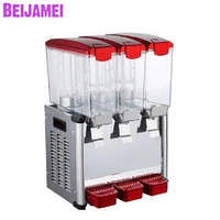 beijamei milk tea shop 9l3 three cylinder cold drink machine commercial electric cold and hot fruit juice dispenser price