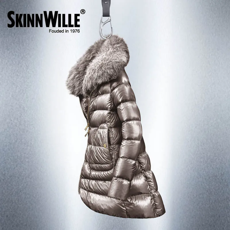 SKINNWILLE пуховик зимний женский куртка женская зимняя Новинка женское пальто