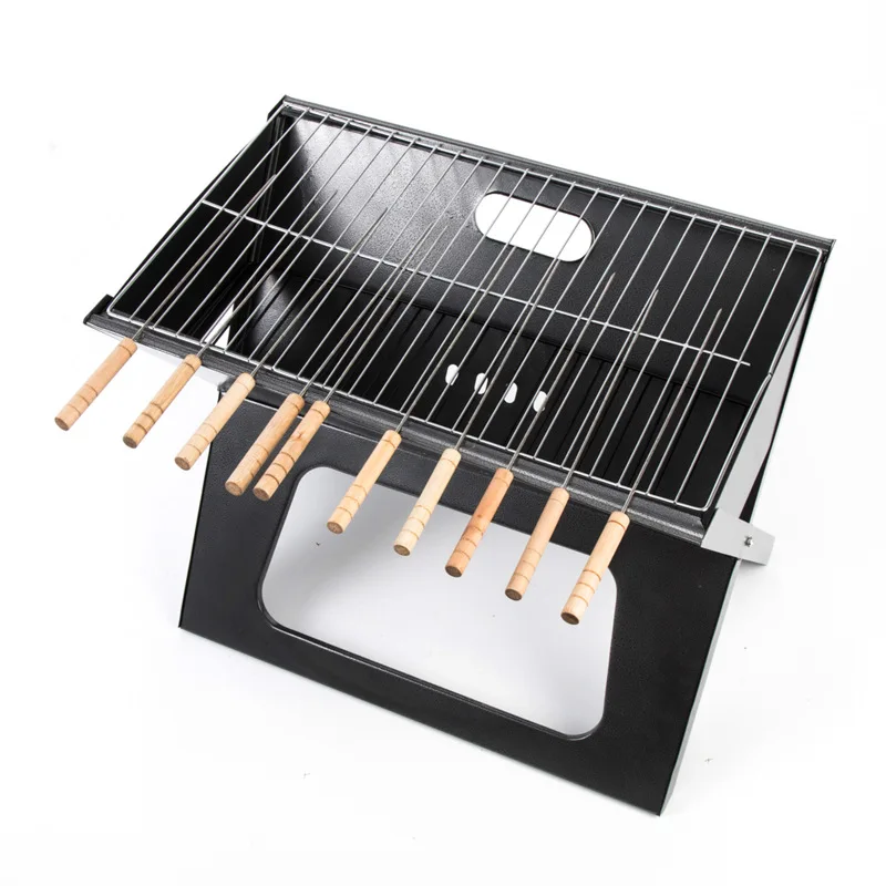 Новая портативная складная шашлычница гриль барбекю артефакт Кемпинг из
