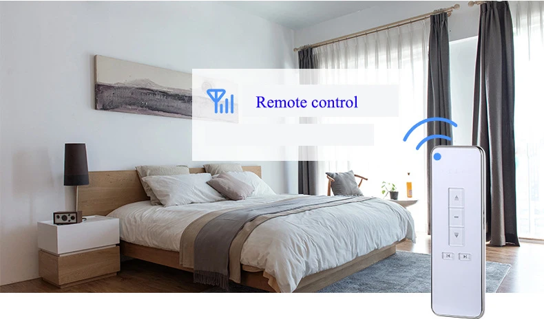 ЕС 868,42 МГц Z-WAVE плюс занавес мотор с 4*1 м стойки для умного дома