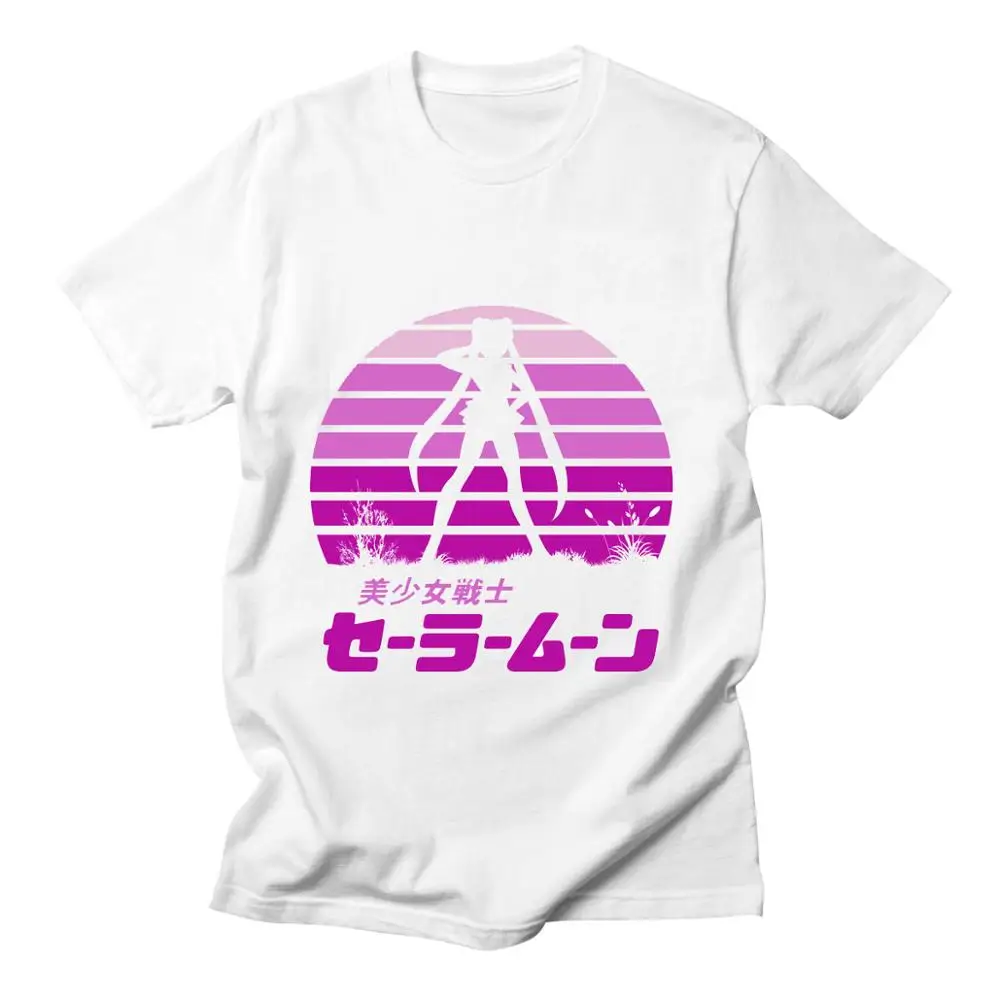 Sailor Moon футболки для женщин Kawaii японский мультфильм Sudoku Ulzzang Harajuku футболка с