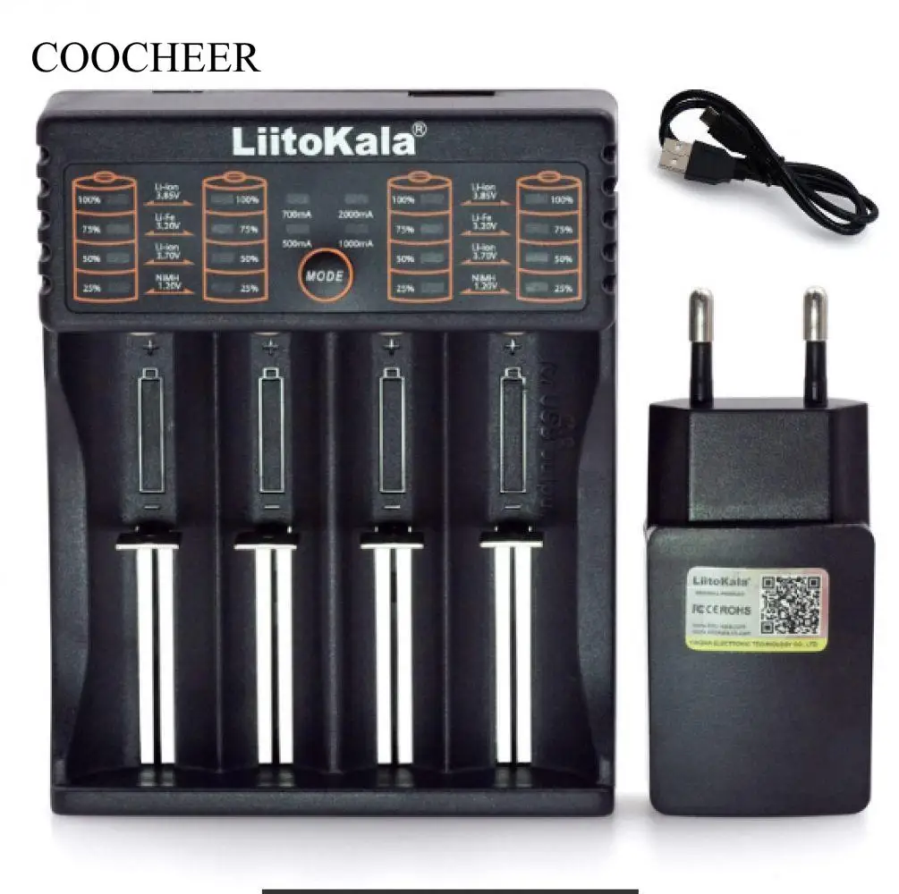 LiiS1 литий-ионная вилка Lii100 1 2 V 3 7 2A 5V 26650 NiMH Liitokala зарядное устройство Lii402 AA/AAA Smart Lii202