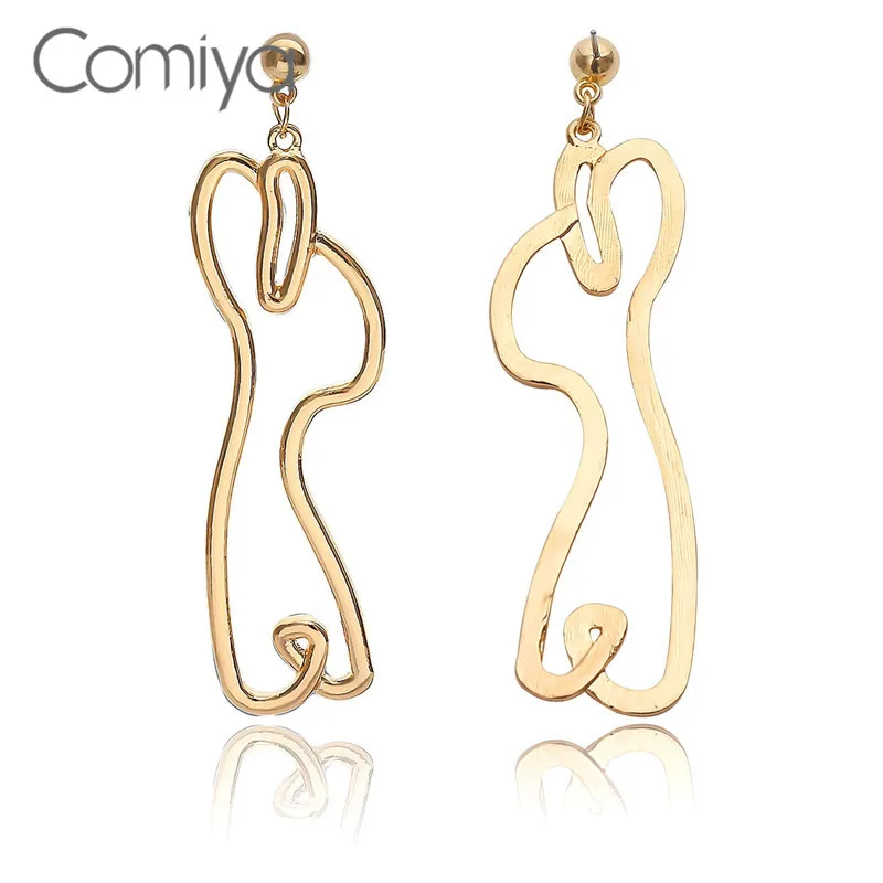 Comiya серьги в стиле стимпанк Для женщин Абстрактный Узор Aretes Largos Para Mujer
