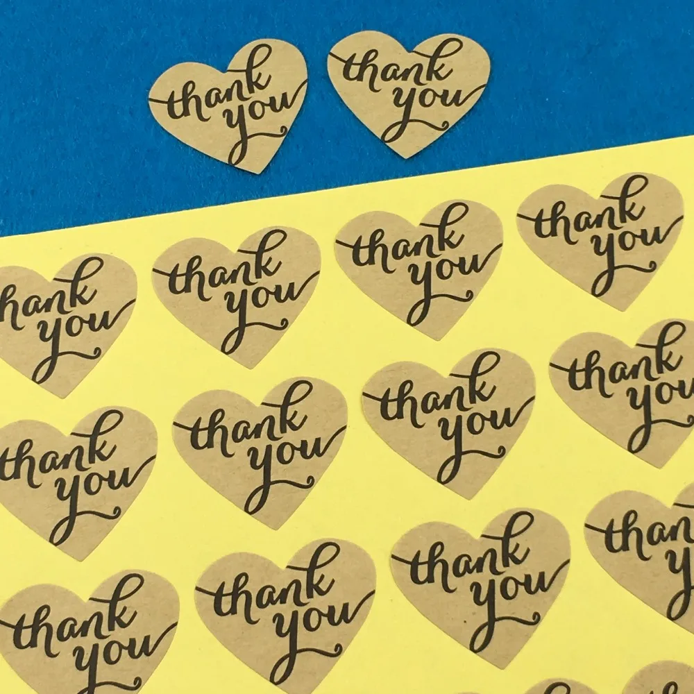 Наклейки из крафт-бумаги на заказ бесплатная доставка 600 шт./лот наклейки в виде