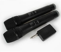 2 karaoke wireless microphone 1receiver mic mikrofon ktv karaoke player echo system digital sound audio mixer singing machine