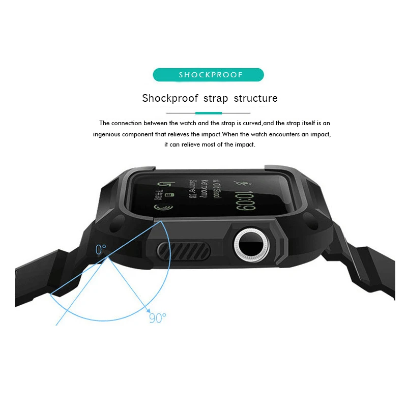 Спортивный ремешок MNWT для Apple Watch 38 мм 42 силиконовый спортивный с защитным чехлом