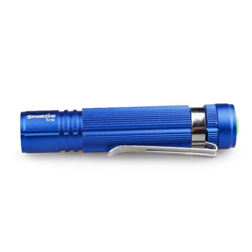 Теплый угол LM 7W CREE Q5 LED 1200lm мини светильник Пышка фонарь 14500/AA лампа