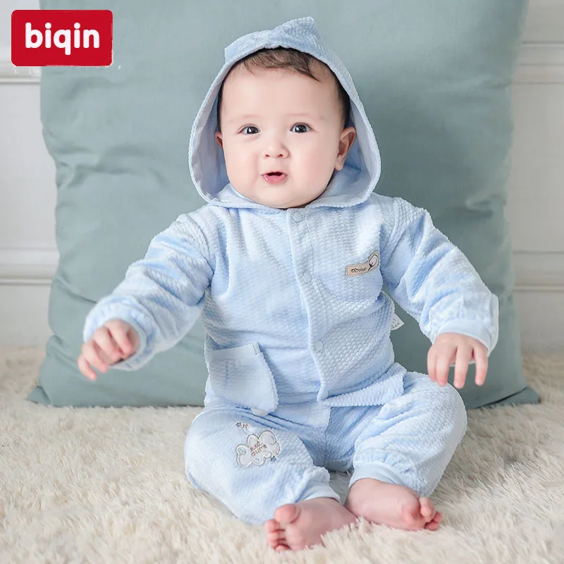Biqin3M 12M одежда для маленьких детей костюм мальчиков и девочек на весну осень