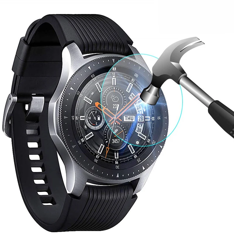 

Аксессуары для часов, совместимые с часами Samsung Galaxy Watch 46 мм, защита экрана, водонепроницаемый 3D чехол из закаленного стекла для Galaxy Watch 42 мм