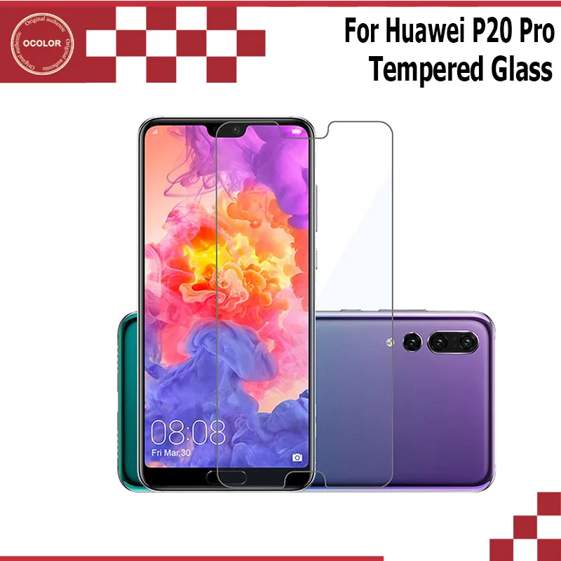 Ocolor для huawei P20 Pro Закаленное стекло пленка ультра тонкое Переднее на экран