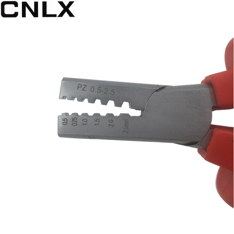 CNLX PZ-2152 обжимные плоскогубцы для изолированных и неизолированных наконечников 0,5-мм2 AWG 23-13 мини ручной обжимной инструмент плоскогубцы
