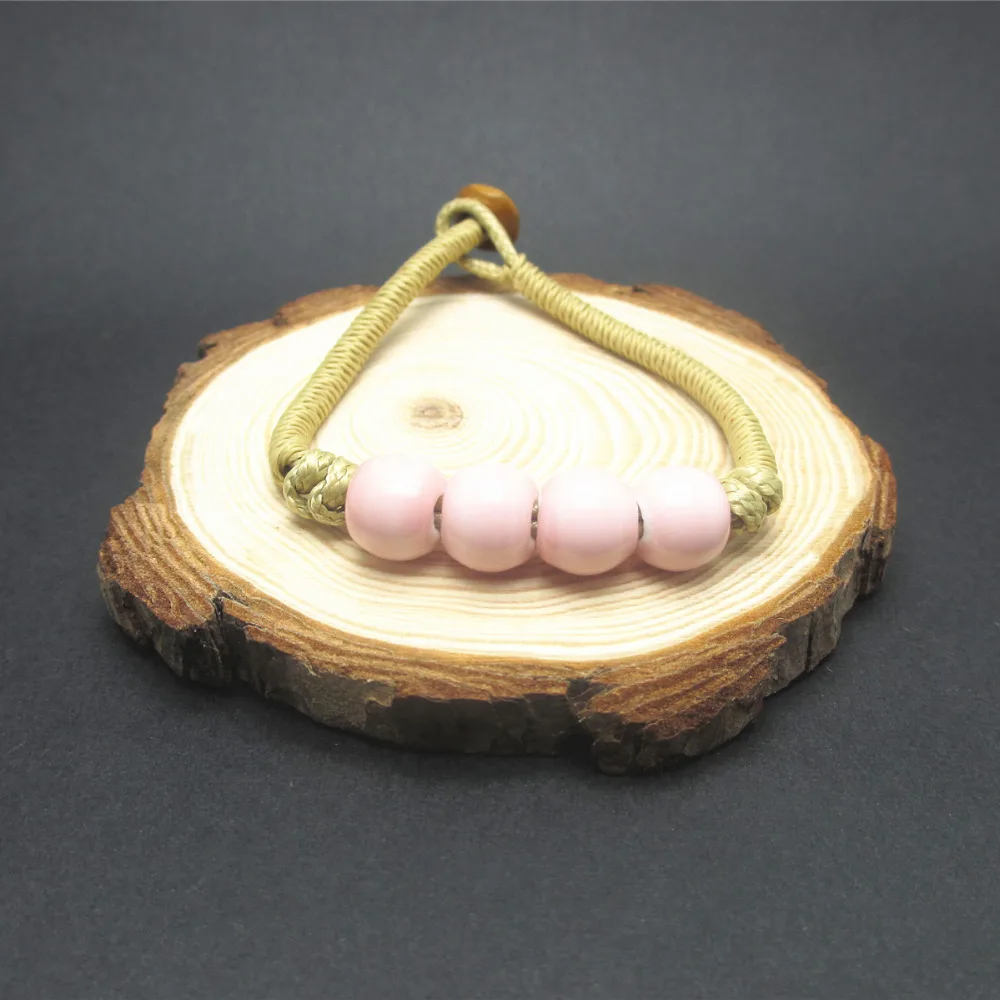 Креативный браслет в национальном стиле из бисера фарфоровый керамический