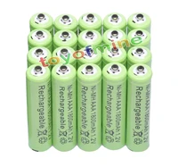4816243248pcs aaa 1800mah 3a 1 2 v ni mh green rechargeable battery cell for mp3 rc toys free shipping