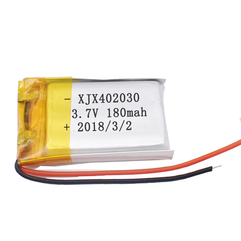 3 7 V 402030 180mAh полимерная литиевая батарея li po аккумуляторные батареи для MP3 MP4 Bluetooth