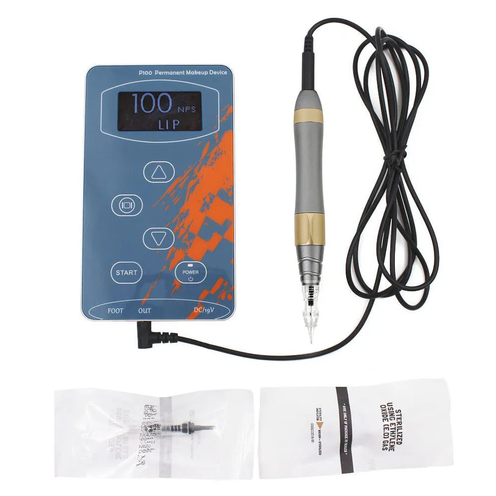 G BIOMASER BlackP100CQ003, Перманентный макияж, Ротационная Машина, тату для бровей, наборы, профессиональная ручка для бровей, подводка для глаз, губ, тату, набор - Цвет: G