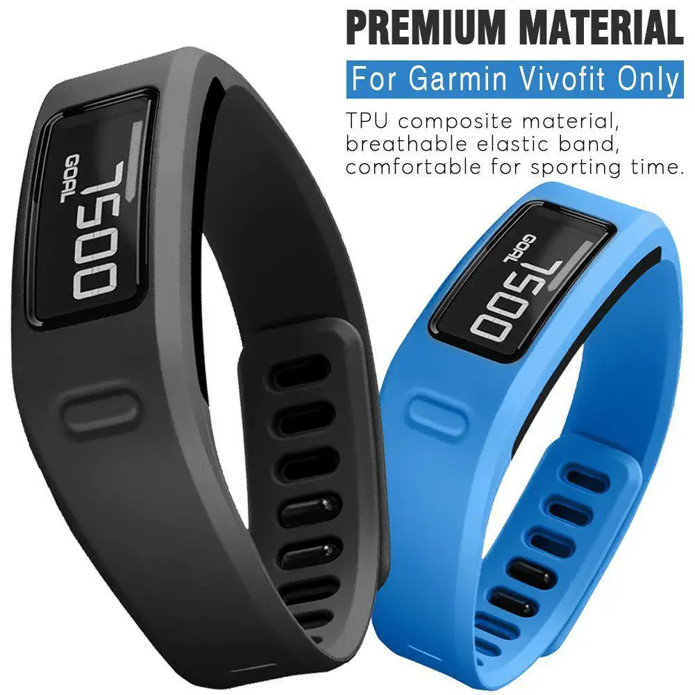 Удобный Силиконовый ремешок для наручных часов с застежкой для Garmin Vivofit 1 Smart Bracelet S/L