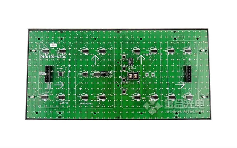 1 pcred P10 светодиодный модуль 320*160 мм 32*16 пикселей полу-открытый высокая яркость один светодиодный дисплей прокрутки сообщение