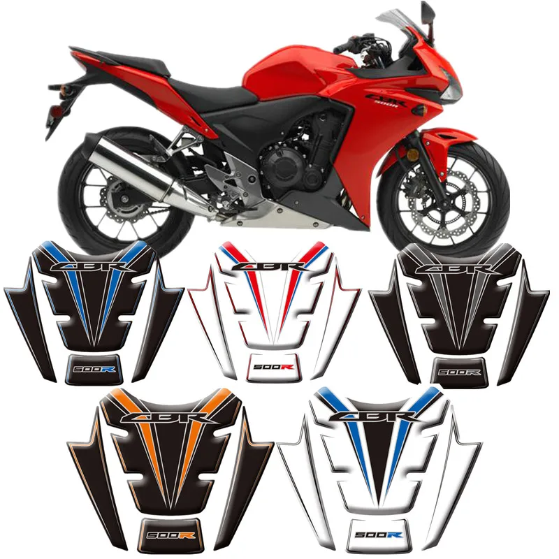 Мотоцикл 3D топливный бак защитные наклейки для Honda CBR500R- наклейки