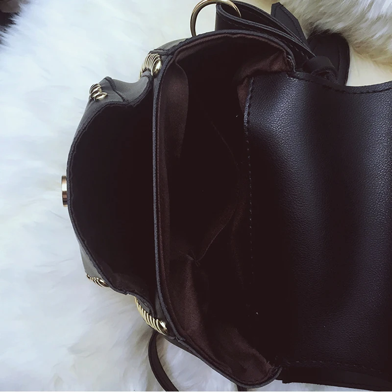 CUMYKA Новая модная седельная сумка с заклепками Дамская винтажная маленькая