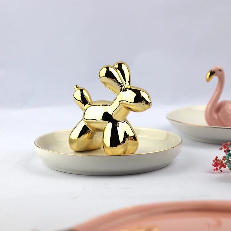 Креативная высококачественная керамическая тарелка в скандинавском стиле с