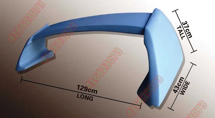 Задний спойлер из углеродного волокна для honda CIVIC Тип R Mugen RR|carbon fiber rear spoiler|spoiler