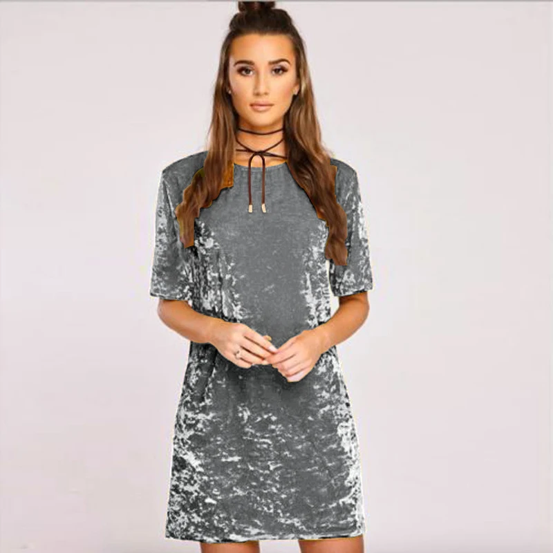 Весна и лето 2017 Новый тонкий с коротким рукавом большой размер Женская мода