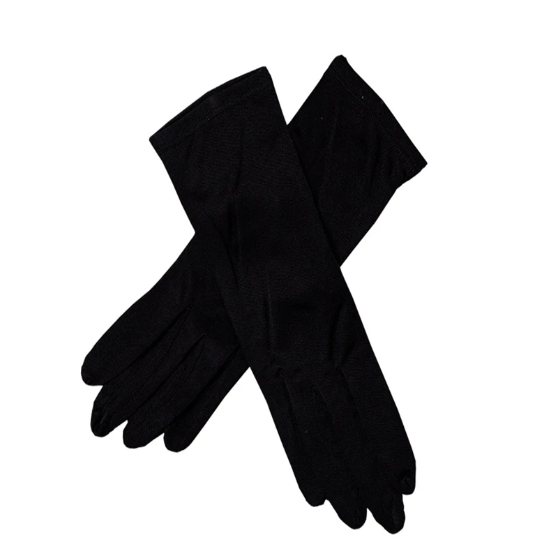 50pairs/lot 100% Real Silk Gloves Women's Spring Summer Glove Soft Silky Female Sunproof | Дом и сад