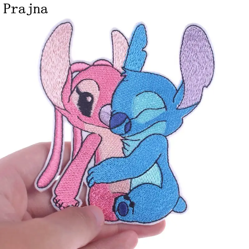 Prajna DIY пара стежка нашивка с персонажем железа на патчи для одежды вышитые патчи на одежду куртка значки-наклейки железа