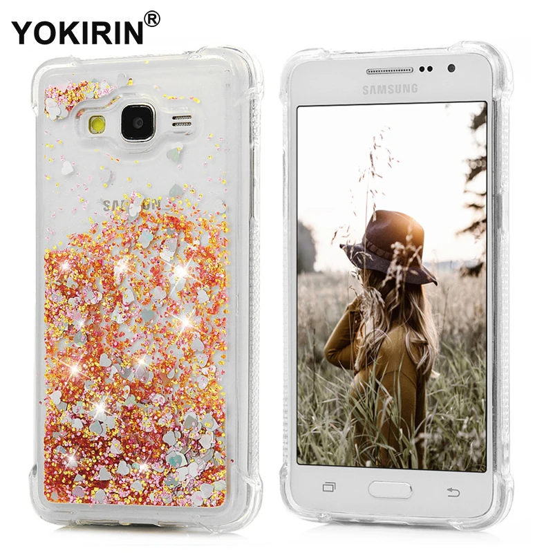 YOKIRIN для Samsung Galaxy G530/J2 Prime сердце любовь блеск Bling Мягкие TPU чехол блестящие