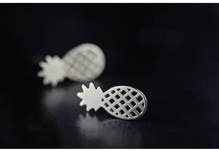Fashion Hollow Pineapple Shape Stud Earrings For Women Casual Style Girl Earring Gifts EH601 | Украшения и аксессуары