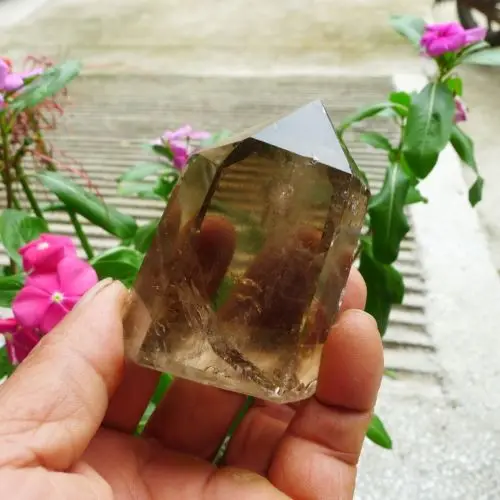 00171 TOP!!! NATURAL CITRINE QUARTZ CRYSTAL POINT HEALING |