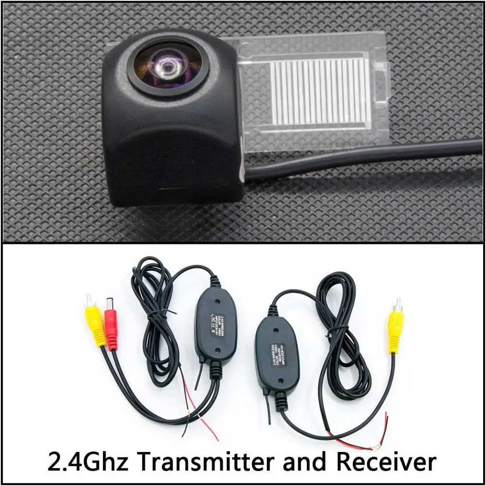 Camera With Wireless 175 градусов HD камера заднего вида Камера для peugeot 208 3D/5D хэтчбек 2012- 301/308/408/508/C5/3008/307 хэтчбек - Название цвета: Camera With Wireless
