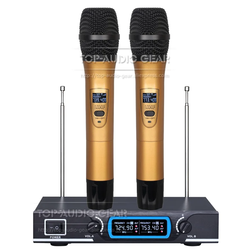 Wireless Microphone System Headworn Headset Earset Earhook Handheld Mic For PA Amplifier Audio Mixer Karaoke KTV Stage Meeting