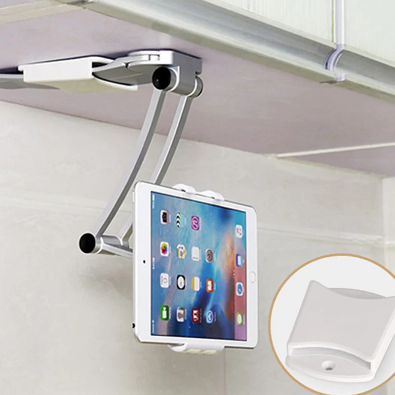 Многофункциональная Регулируемая подставка для планшета 2 в 1 складная настенная