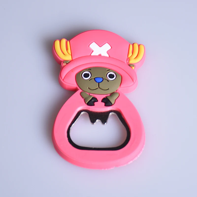 Креативная мультяшная многофункциональная силиконовая открывалка для бутылок