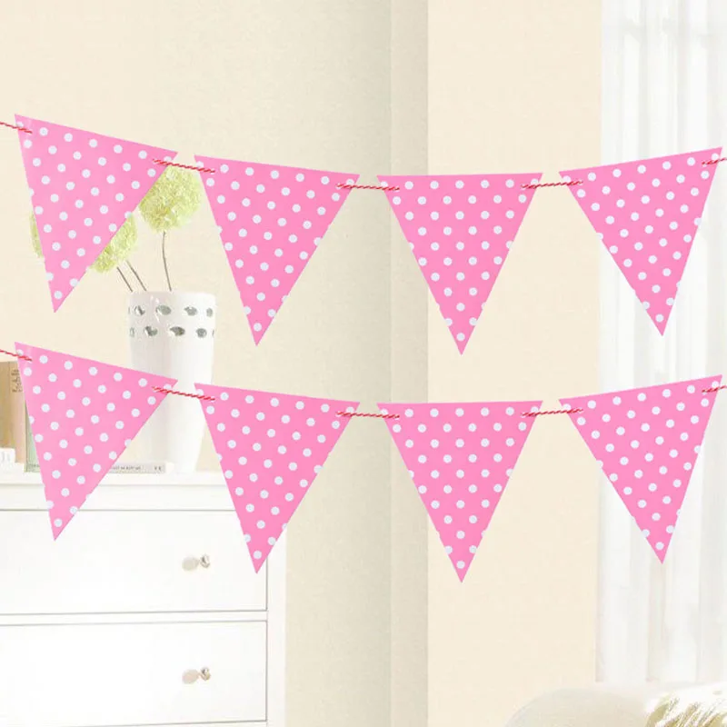 3m Spot Flags and Banners Party Supplies Baby Shower Banner Birthday Decorations Kids Christmas For Home | Дом и сад