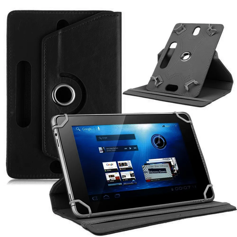 

Myslc 360 Degree Roating PU Leather case for ARCHOS Access 101 WiFi/101f Neon/Oxygen 101 4G/Hello 10 10.1" tablet
