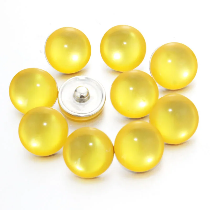 10 шт. женские металлические часы с опалом 18 мм|snap button|one directionsnap button watch |