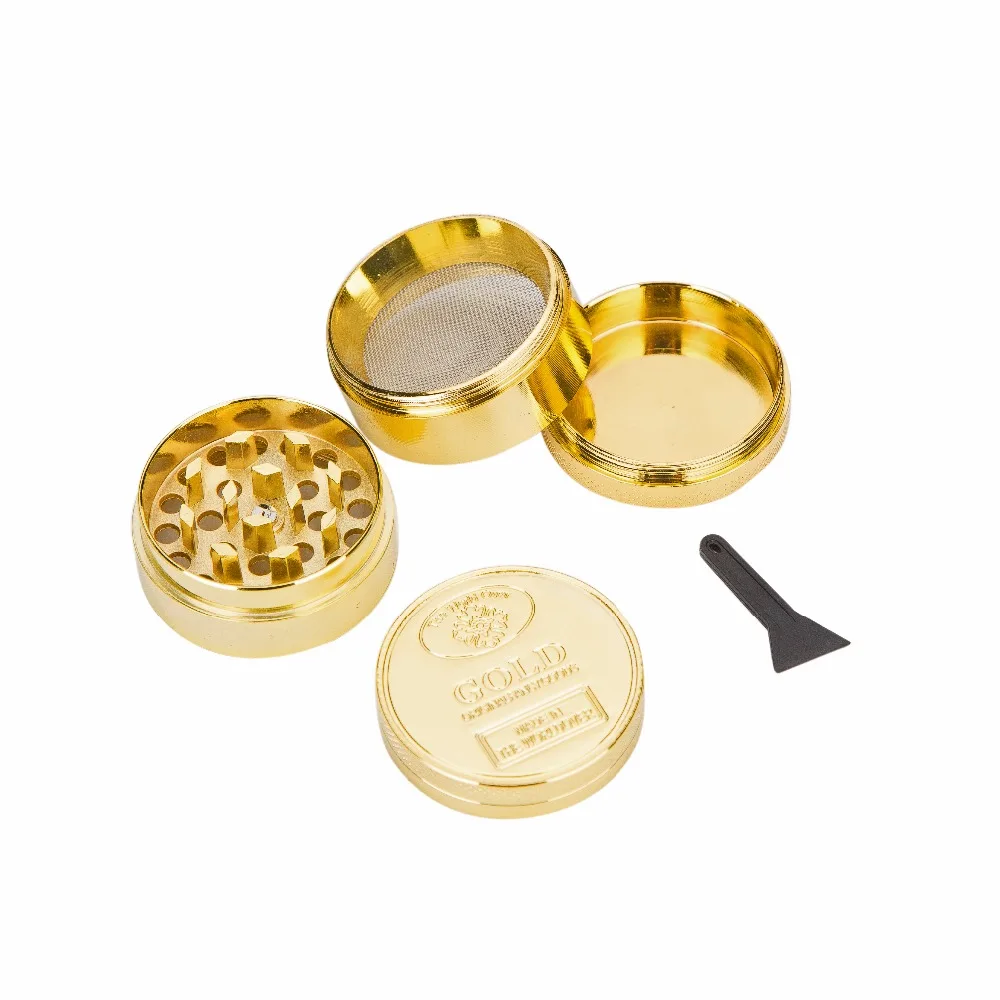 Новейший Благородный Золотой 4-слойный цинковый сплав диаметр 3 8 см шлифовальный