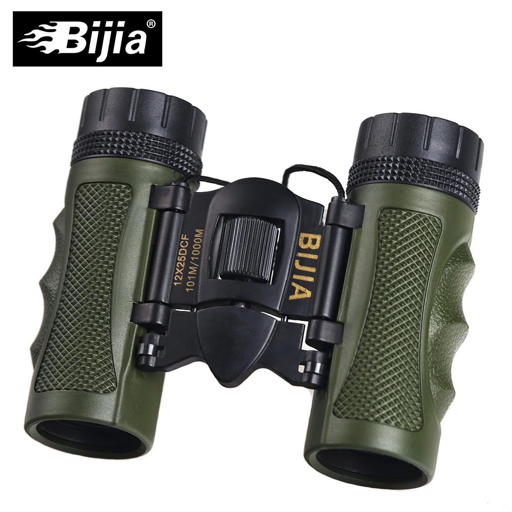 

Бинокль BIJIA 12x25 складной BAK4 FMC, профессиональный, для охоты