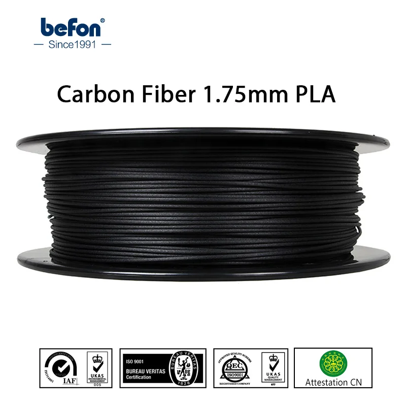 Befon углерода Волокно 3D нити сильный pla принтер 1.75 мм печати Материал для Makerbot RepRap