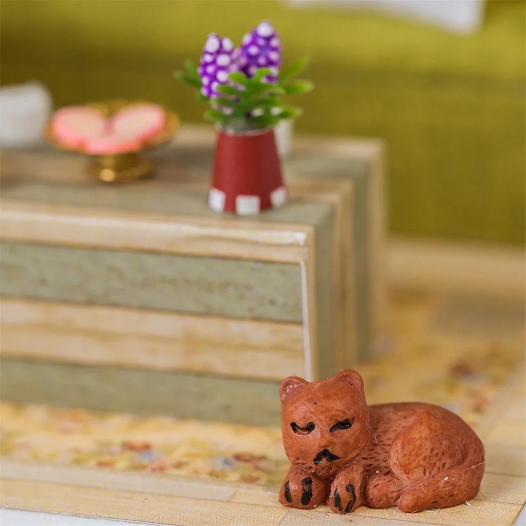 Кукольный дом игрушки для детей миниатюрные Diy головоломки игрушка кукольный