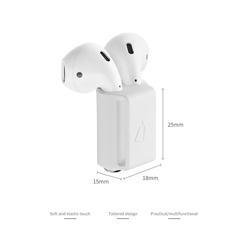 Силиконовый держатель гарнитуры для AirPods защитный чехол для беспроводных bluetooth-наушников часы портативная коробка для хранения наушников