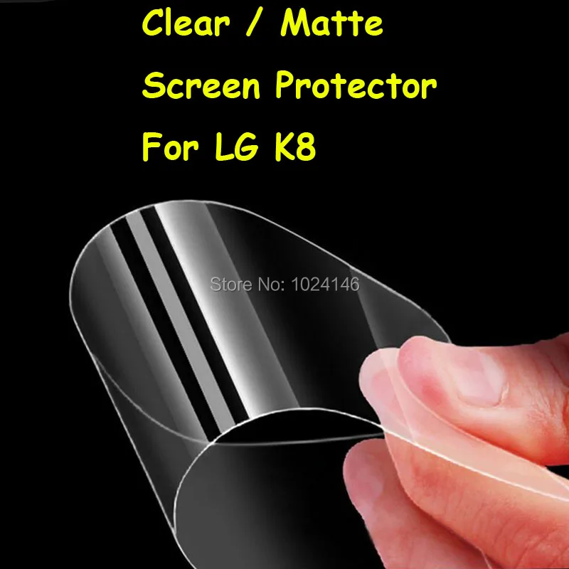 New HD Clear / Anti-Glare Matte Screen Protector For LG K8 Lte K350 K350E K350N K 8 Protective Film Guard With Cleaning Cloth | Мобильные